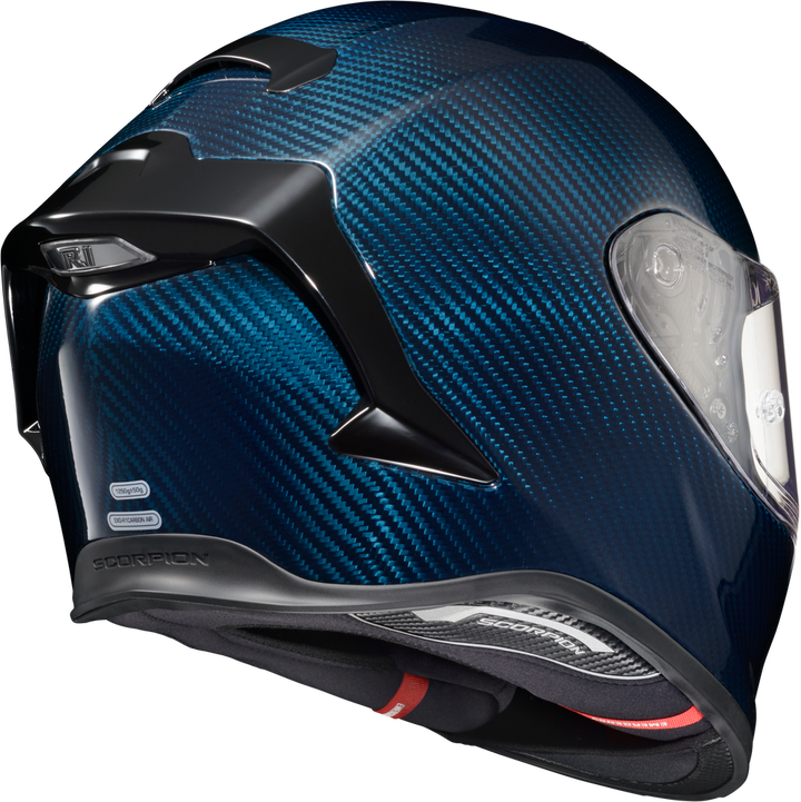 Helmets carbon scorpion EXO-R1 BLUE