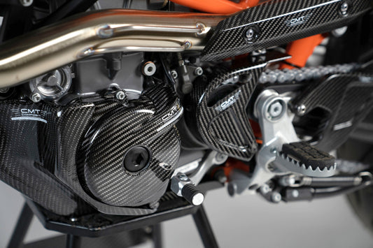 Ktm 690 stator cover carbon