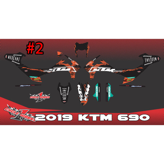 Ktm 690 enduro /smc full graphic