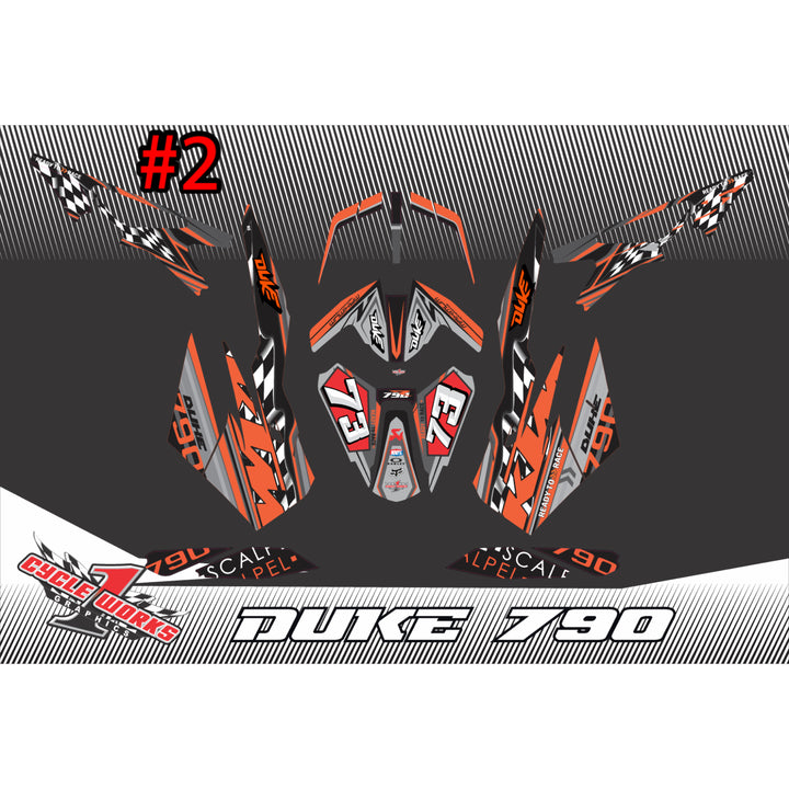 Ktm 790 duke graphic kit