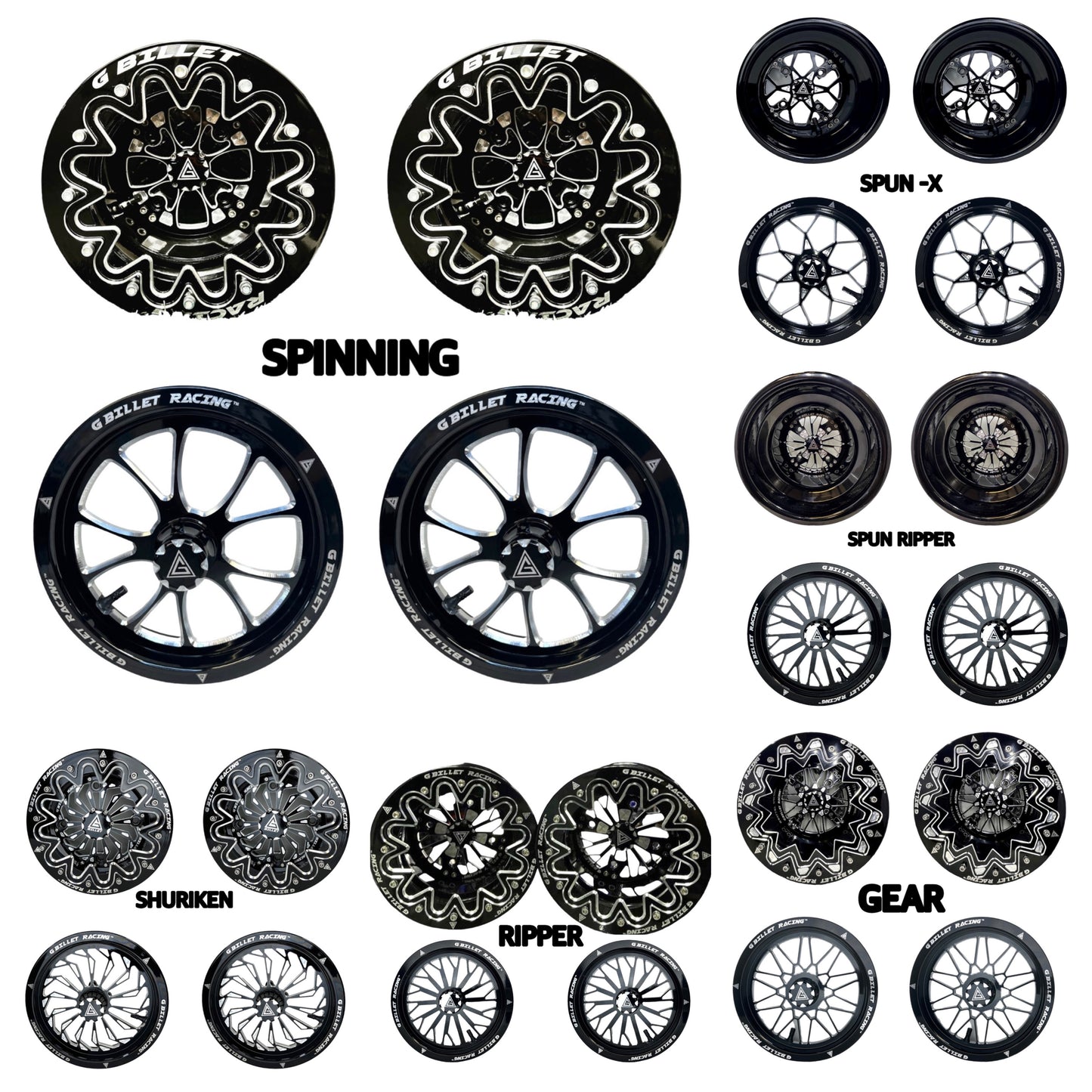 Spindle wheels yamaha g billet