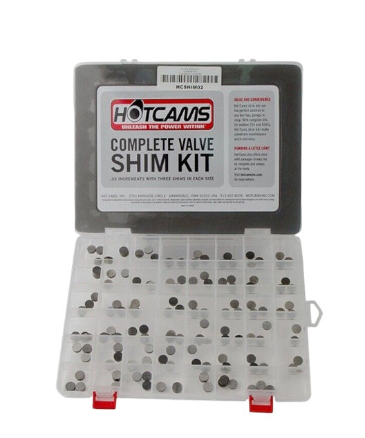 HOT CAMS VALVE SHIM KIT 141PC HON/KAW/SUZ/YAM