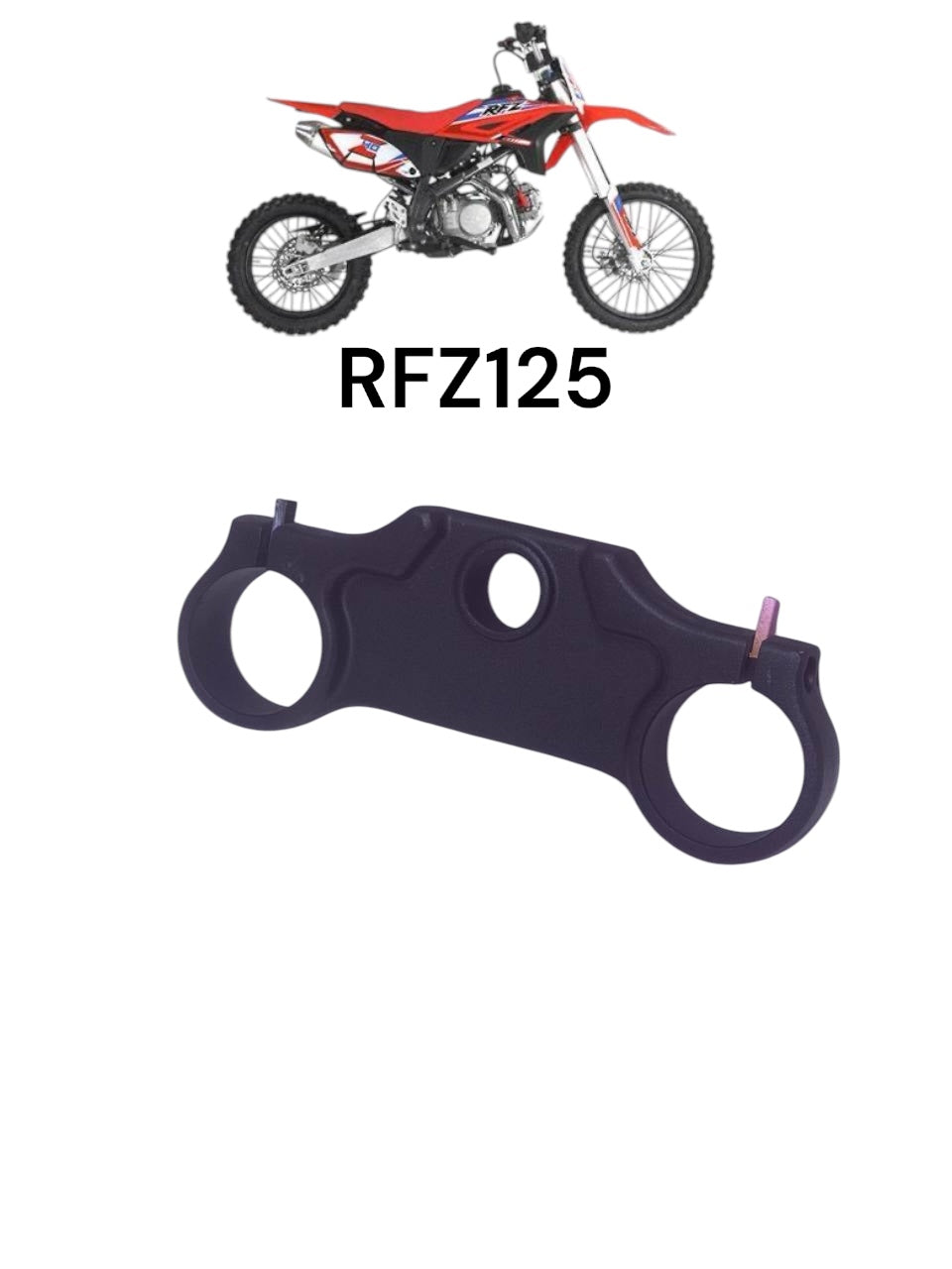 RFZ 125 TRIPLE CLAMP