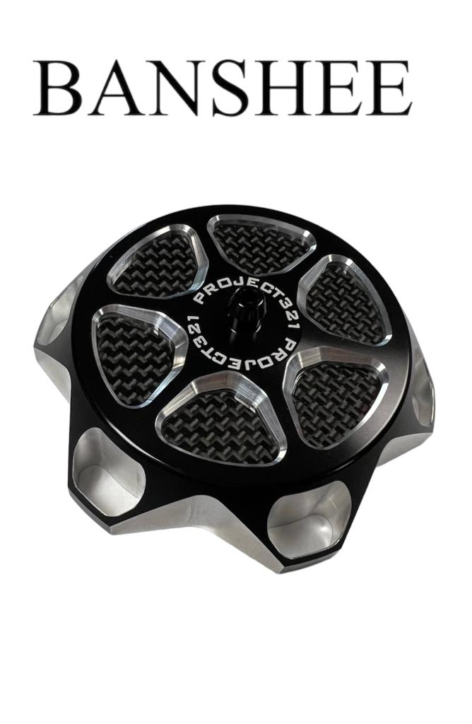 Banshee gas cap carbon (tapón de gasolina banshee)