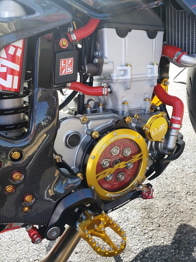 Drz400 clear clutch cover