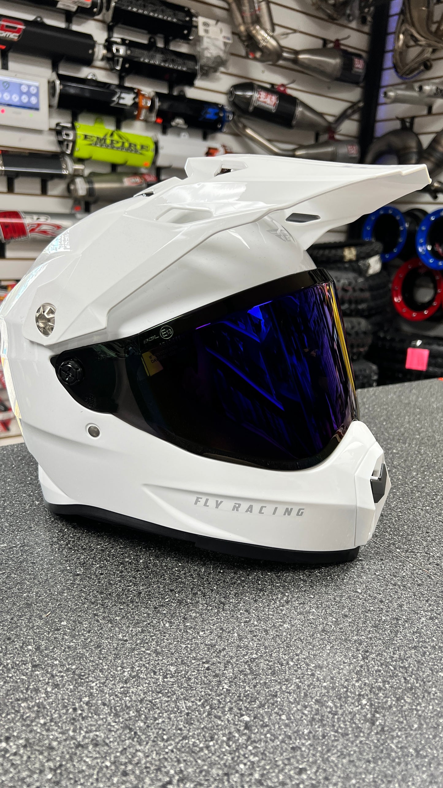 Fly racing trekker helmets face shield